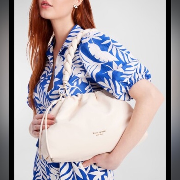 kate spade Handbags - Kate Spade New York “Meringue” Top Handle Bag - Braided Napa Leather